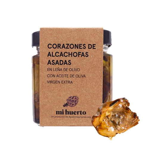 Corazones de Alcachofas Asadas en Leña AOVE - Mi Huerto