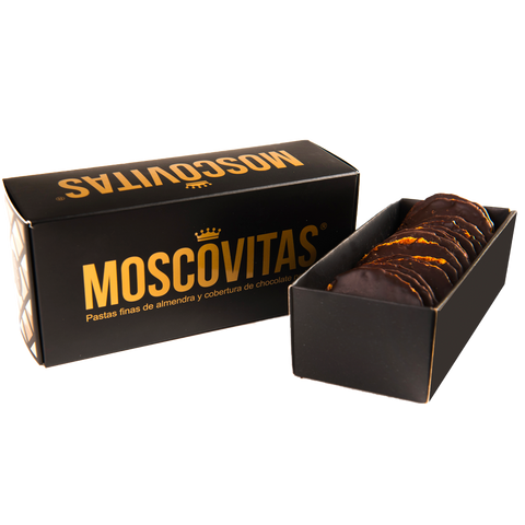 Moscovitas Dark 160gr - Estuche de 160g - Confiterías Rialto