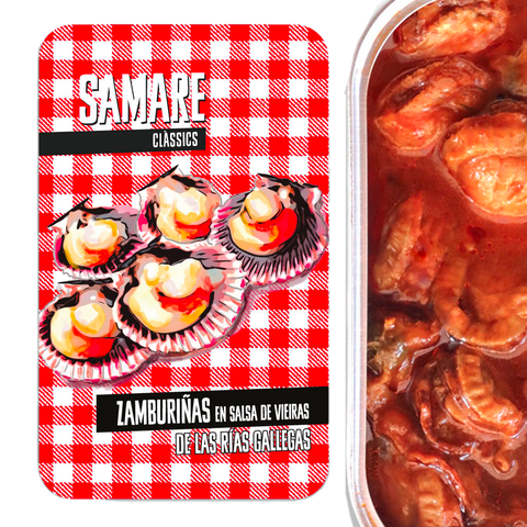 Zamburiñas en salsa de Vieiras - Samare