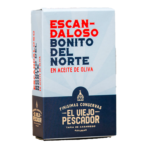 Escandaloso Bonito en Aceite de oliva 120g - El Viejo Pescador