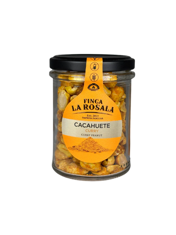 Cacahuete Curry Tarro 90g - Finca La Rosala