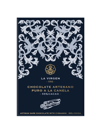 Chocolate Puro a la Canela 100g - La Virgen  - Marcos Tonda