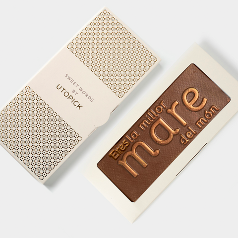 Chocolate con leche - Eres la millor mare del món - Utopick