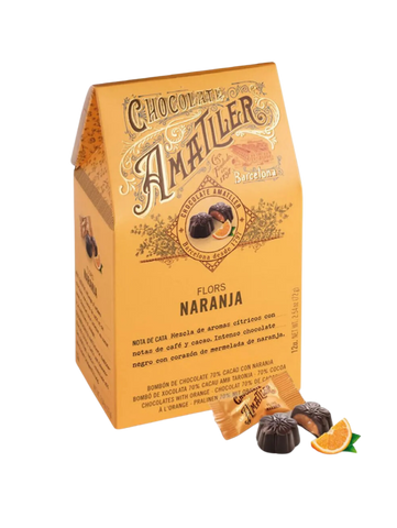Bombones Flors 70% Naranja - Amatller