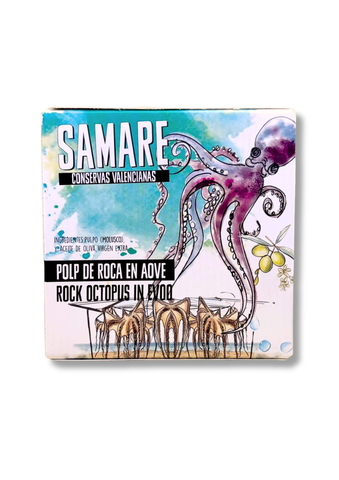 Pulpo de roca en AOVE - SAMARE
