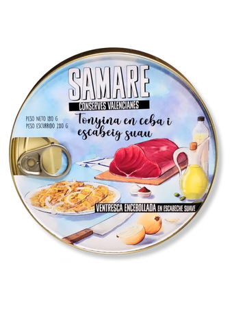 Ventresca de atún con cebolla y escabeche - SAMARE