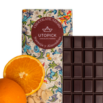 Chocolate negro - Naranja y almendras - Utopick