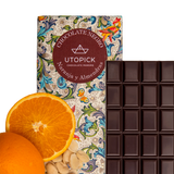 Chocolate negro - Naranja y almendras - Utopick