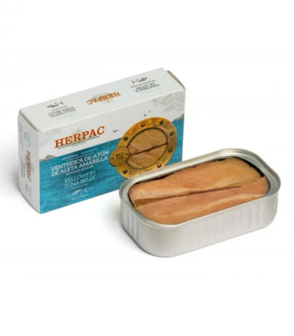 Ventresca de Atún en Aceite de Oliva 120 gr - HERPAC