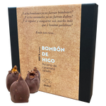 Bombón de Higo relleno de caramelo salado - Sabores de Anabel