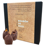 Bombón de Higo relleno de caramelo salado - Sabores de Anabel