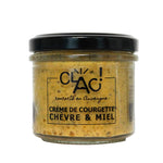 Crema de calabacín con queso de cabra y miel - CLAC