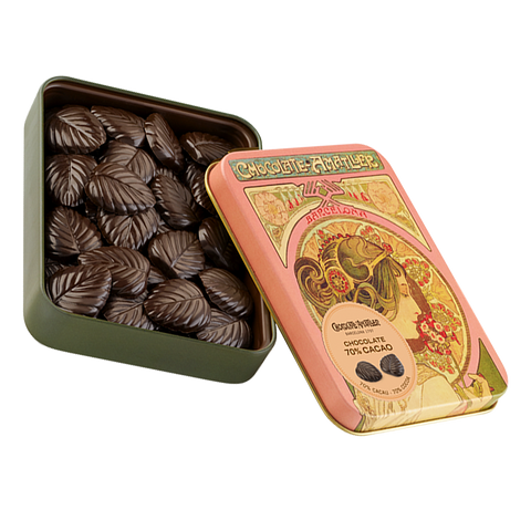 Estuche Hojas finas 70% Cacao - Chocolate Amatller