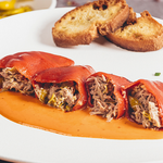Pimientos rellenos de Atún y Piparra - Lukan