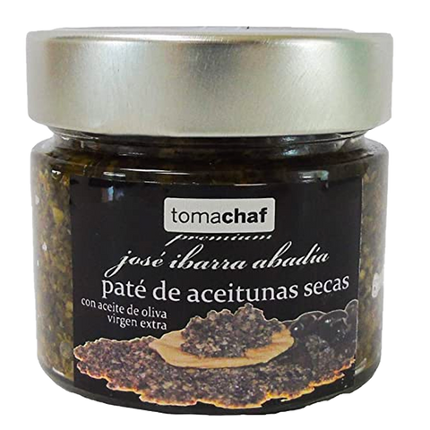Paté de Aceitunas Secas en AOVE - Tomachaf