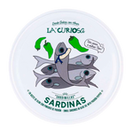 Sardinillas en Aceite de Oliva con pimientos del Padrón 10-14 piezas - La Curiosa