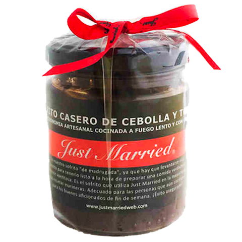 Sofrito (sofregit) casero de cebolla y tomate - Just Married