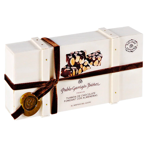 Turrón de Chocolate Fondant Premium 300g - Caja Madera - Pablo Garrigós
