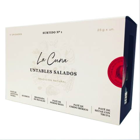 Pack 6 Patés Untables Salados - Conservas La Cuna